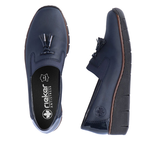 Rieker 53751-14 (Blue) - Women's