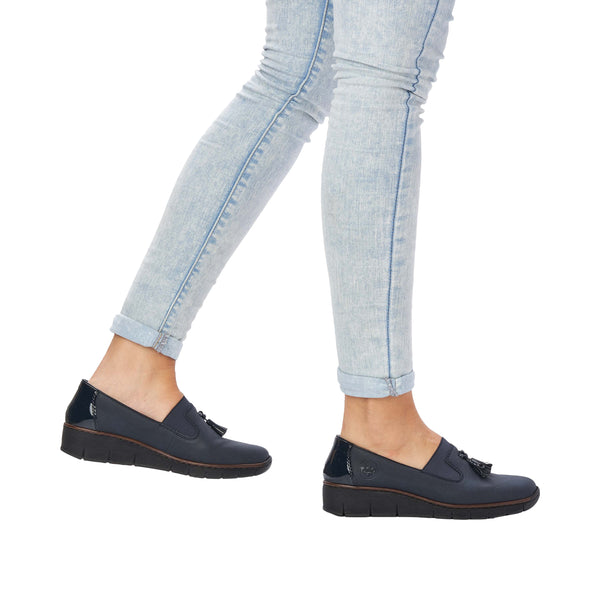 Rieker 53751-14 (Blue) - Women's