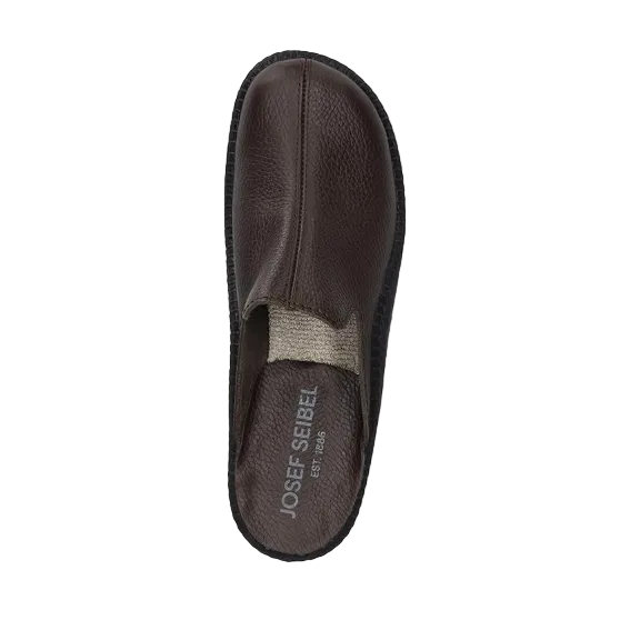 Josef Seibel Monaco Slipper (Mocha) - Men's