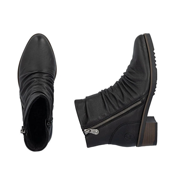 Rieker Y0556-00 (Black) - Women's