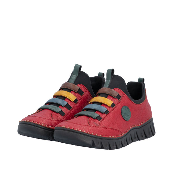 Rieker 57550-33 (Red) - Women's