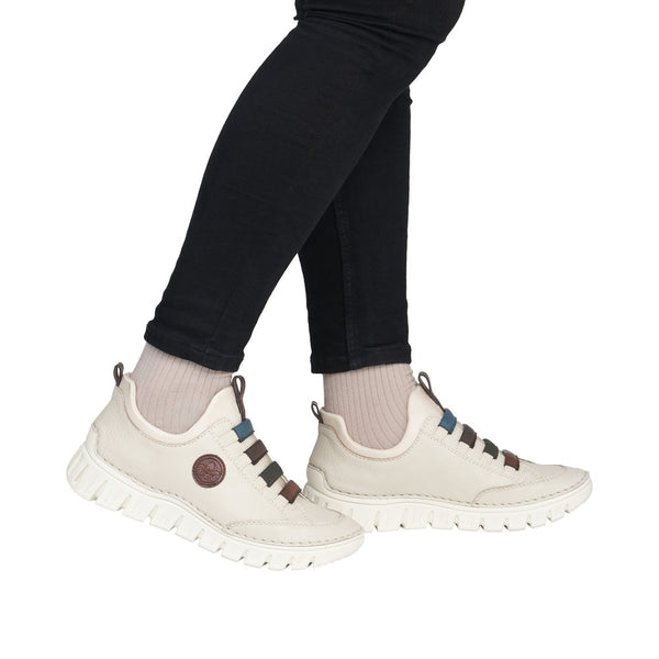 Rieker 57550-60 (Cream) - Women's