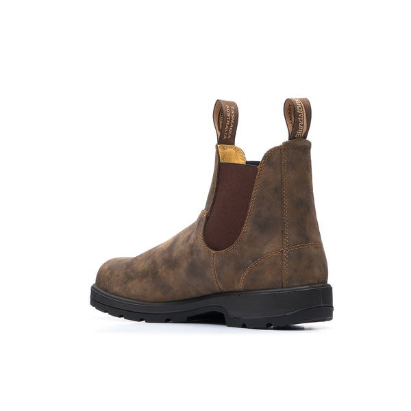 Blundstone 585 Round Toe Boot (Rustic Brown)
