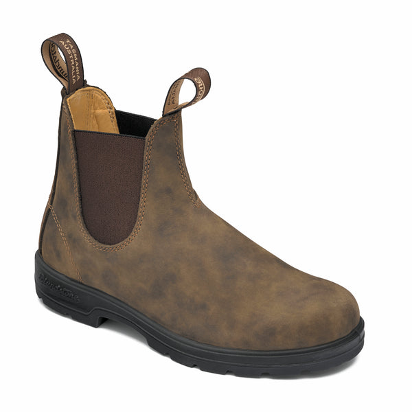 Blundstone 585 Round Toe Boot (Rustic Brown)