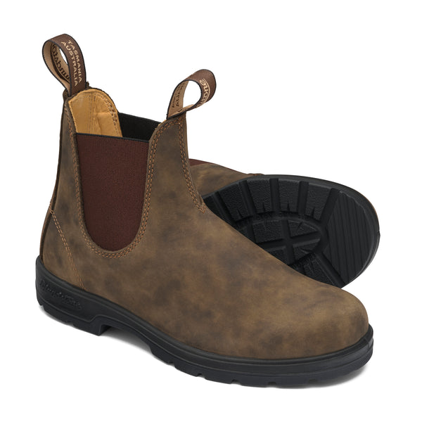 Blundstone 585 Round Toe Boot (Rustic Brown)