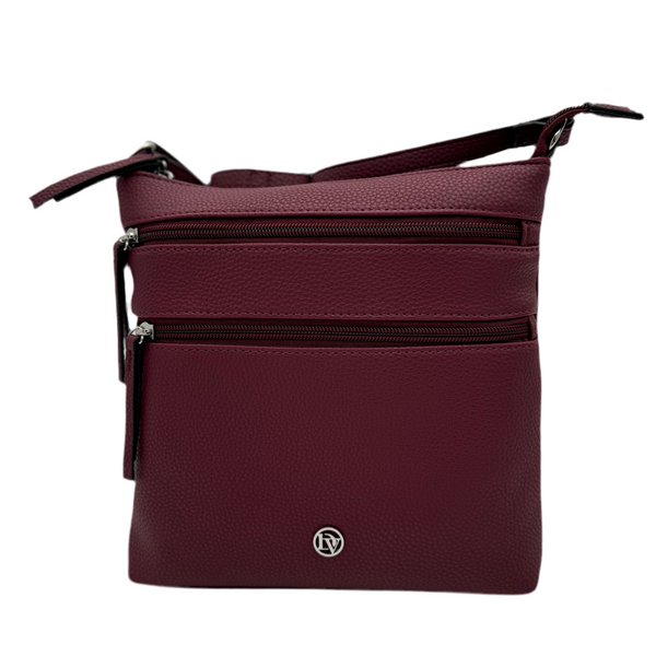 La Diva R18051 STL Handbag (Wine) - Women's