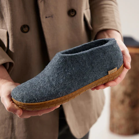 Glerups Rubber Sole Shoe (Denim) - Unisex