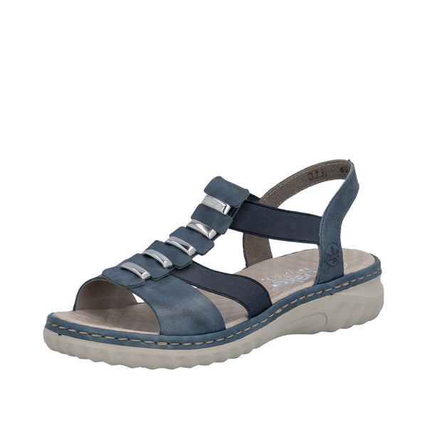 Rieker 60452-12 (Blue) - Women's
