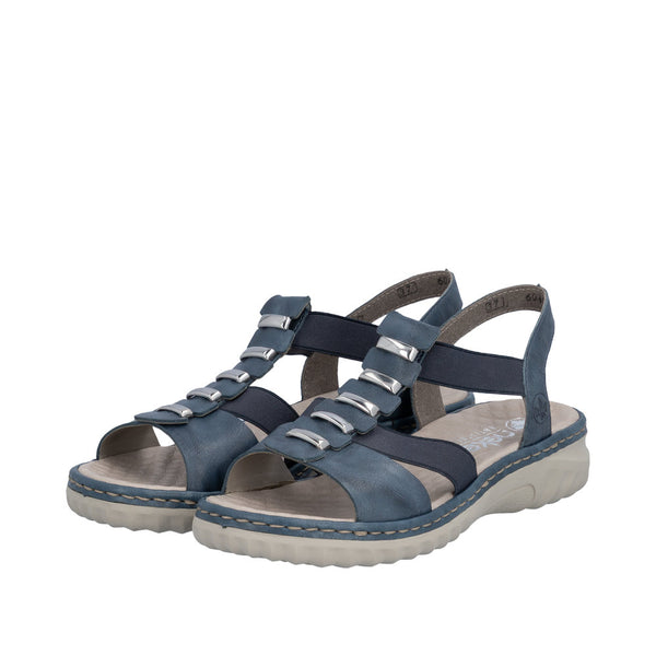 Rieker 60452-12 (Blue) - Women's