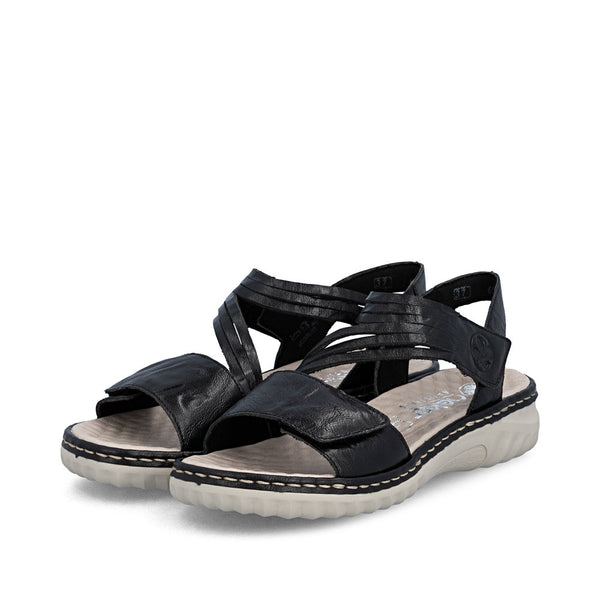 Rieker 60464-00 (Black) - Women's