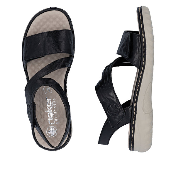 Rieker 60464-00 (Black) - Women's