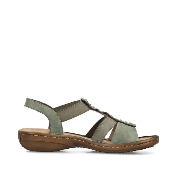 Rieker 60883-52 (Green) - Women's