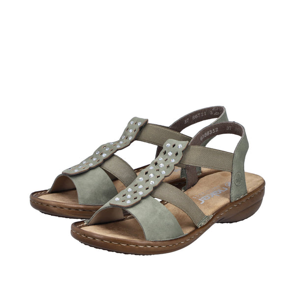 Rieker 60883-52 (Green) - Women's