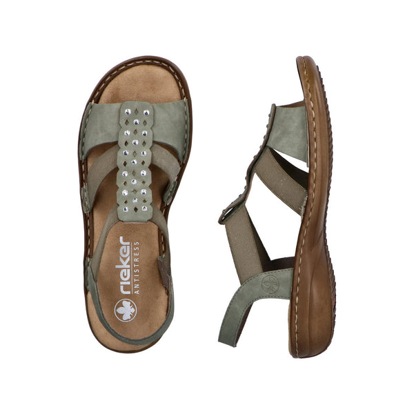 Rieker 60883-52 (Green) - Women's