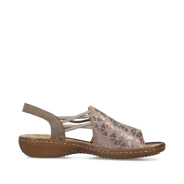Rieker 608D1-60 (Beige) - Women's