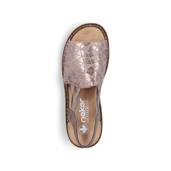 Rieker 608D1-60 (Beige) - Women's