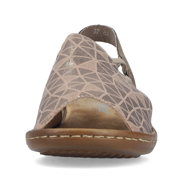 Rieker 608D1-60 (Beige) - Women's