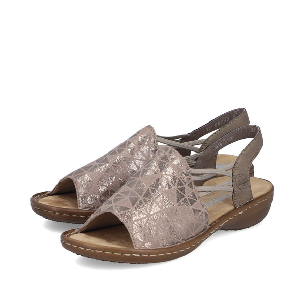 Rieker 608D1-60 (Beige) - Women's