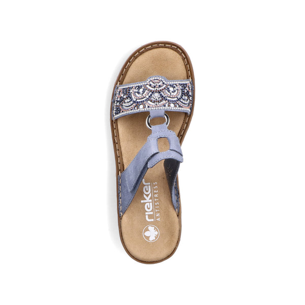Rieker 608K2-12 (Blue) - Women's