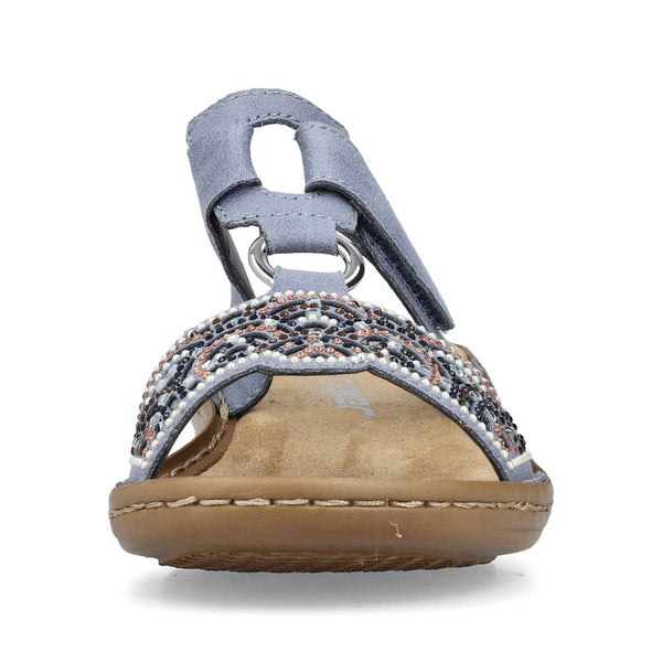 Rieker 608K2-12 (Blue) - Women's