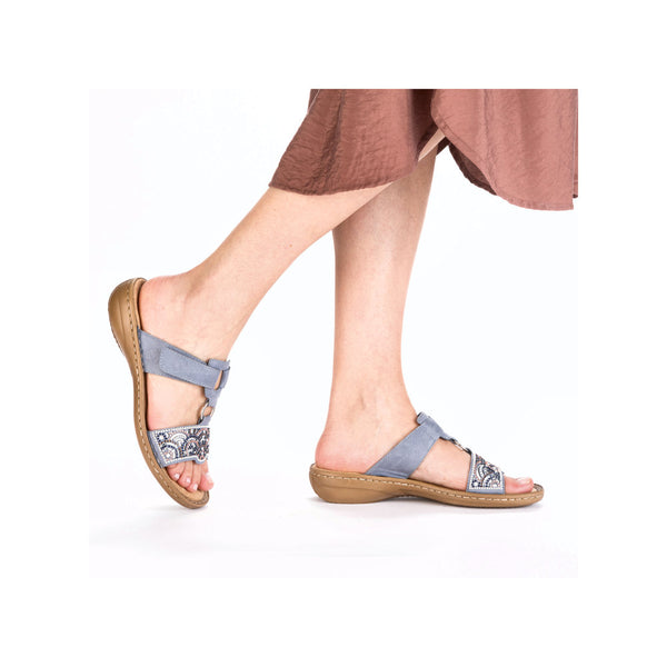 Rieker 608K2-12 (Blue) - Women's