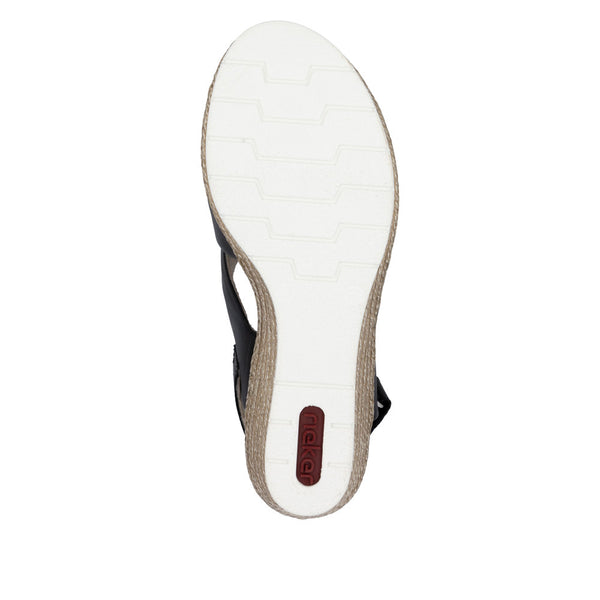 Rieker 61975-00 (Black) - Women's