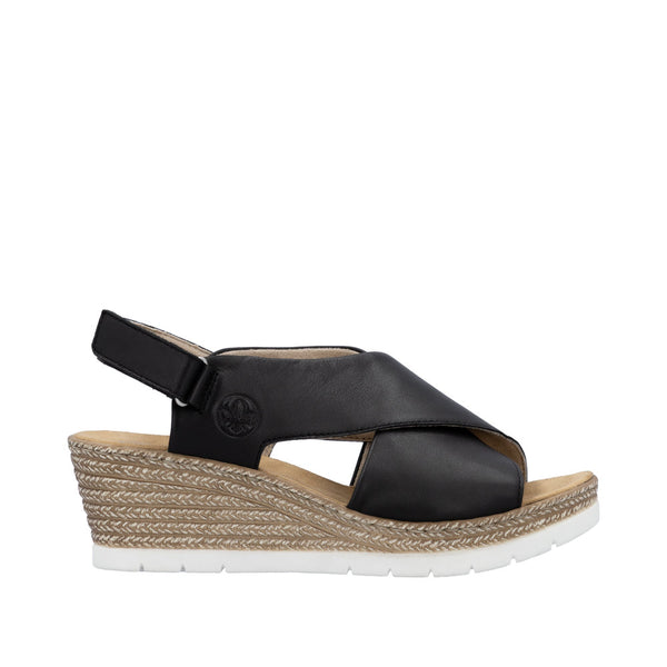 Rieker 61975-00 (Black) - Women's