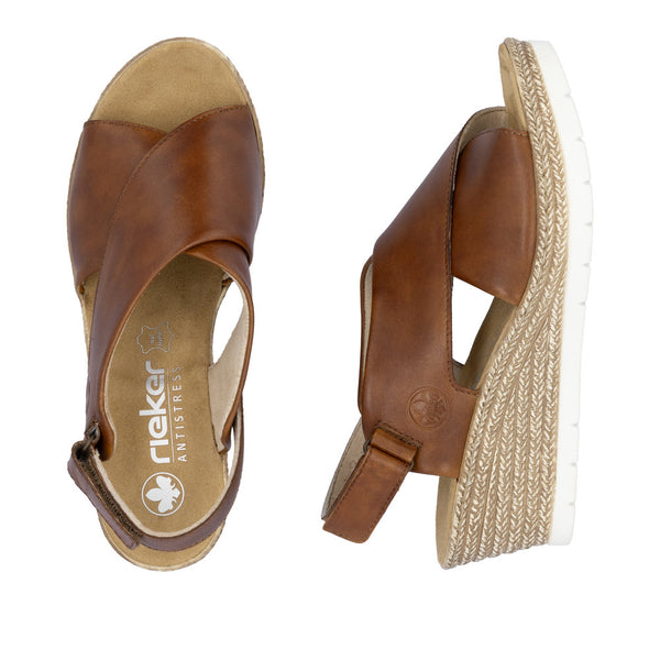 Rieker 61975-24 (Brown) - Women's