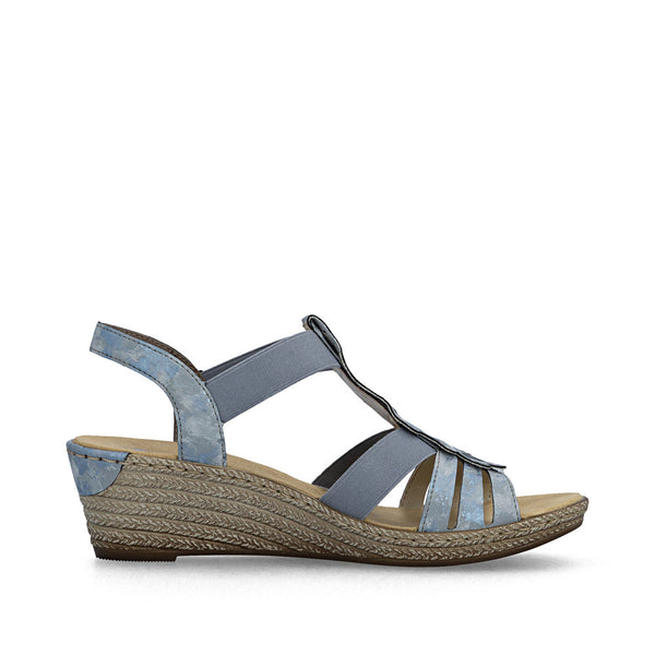 Rieker 62436-12 (Blue) - Women's