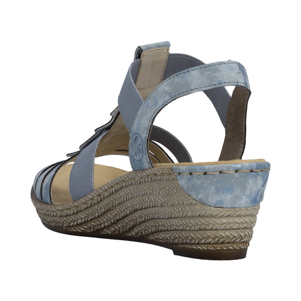 Rieker 62436-12 (Blue) - Women's