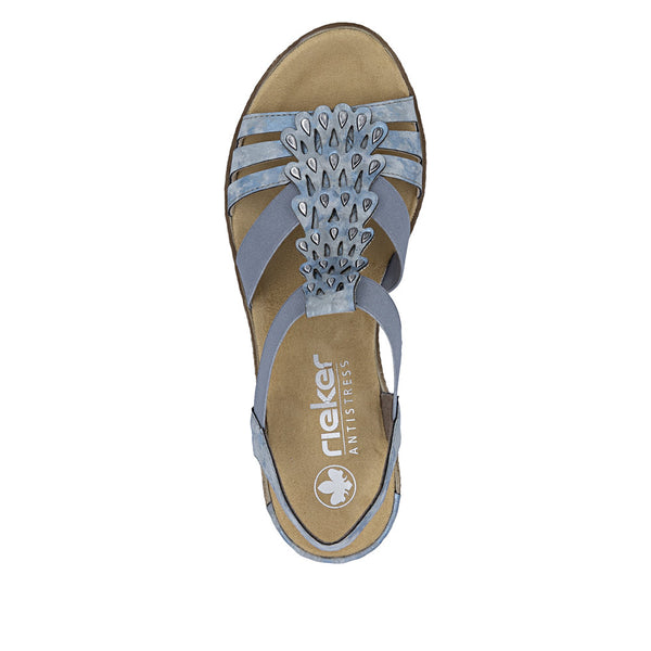 Rieker 62436-12 (Blue) - Women's
