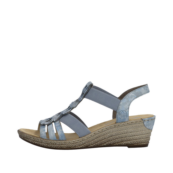 Rieker 62436-12 (Blue) - Women's