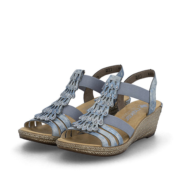 Rieker 62436-12 (Blue) - Women's