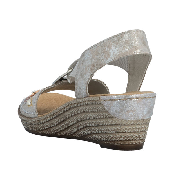 Rieker 62466-90 (Rose Metallic) - Women's