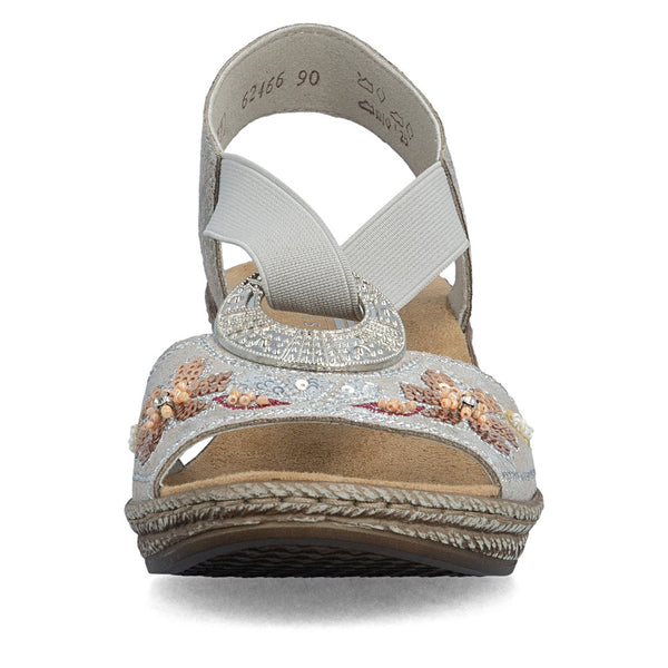 Rieker 62466-90 (Rose Metallic) - Women's