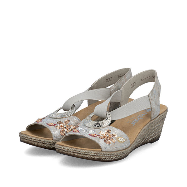 Rieker 62466-90 (Rose Metallic) - Women's