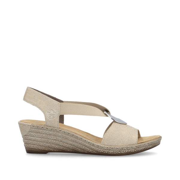 Rieker 624H6-93 (Taupe) - Women's