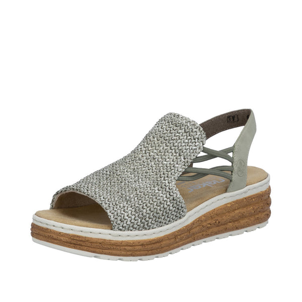 Rieker 62741-52 (Green) - Women's
