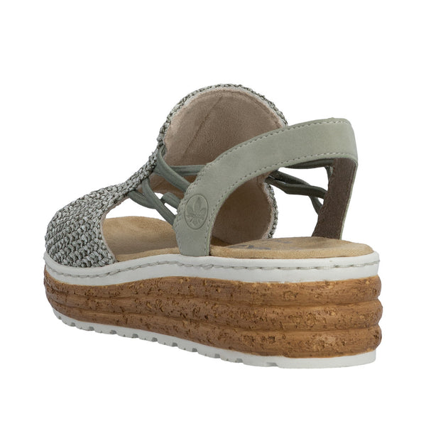 Rieker 62741-52 (Green) - Women's