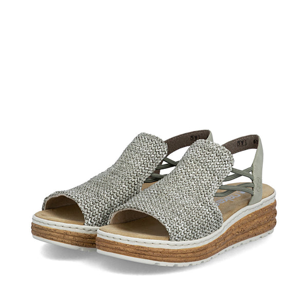 Rieker 62741-52 (Green) - Women's