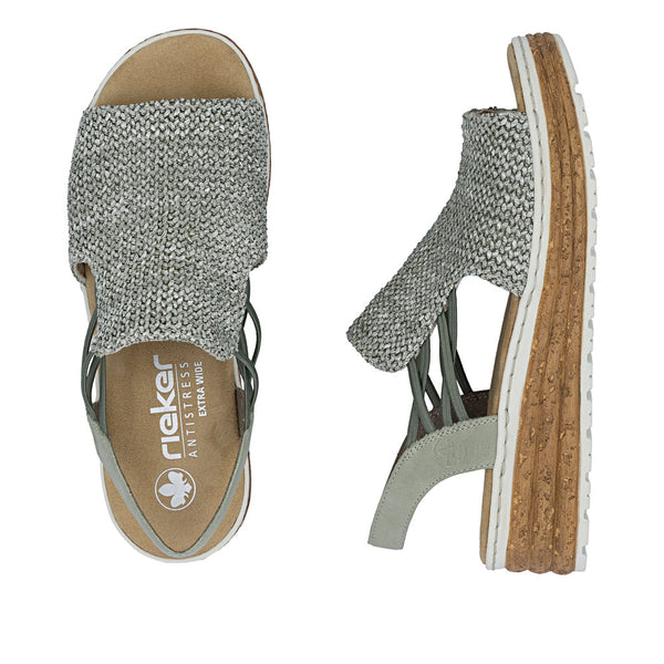 Rieker 62741-52 (Green) - Women's