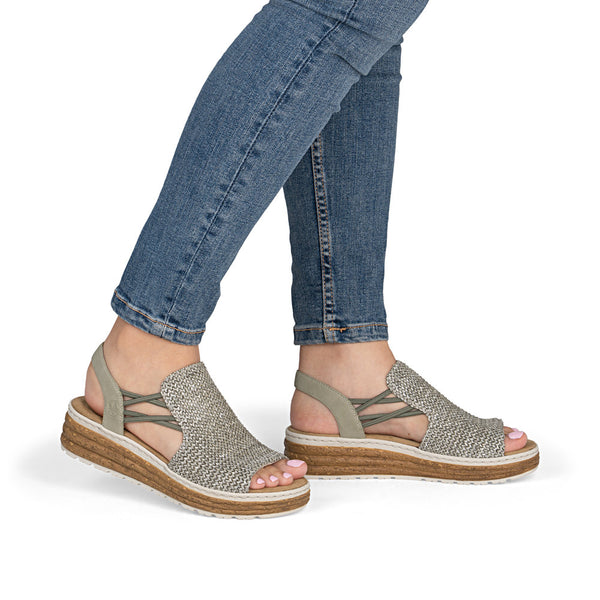 Rieker 62741-52 (Green) - Women's