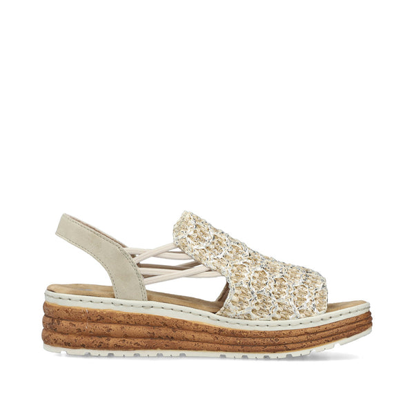 Rieker 62741-60 (Beige) - Women's