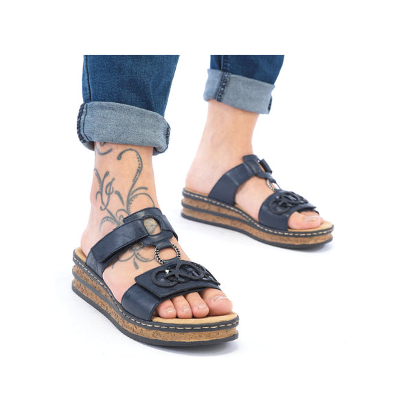 Rieker 62936-14 (Blue) - Women's