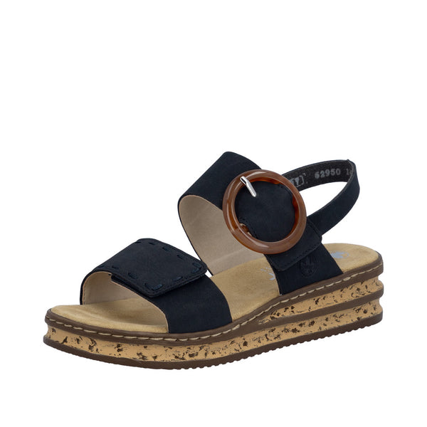 Rieker 62950-14 (Navy) - Women's