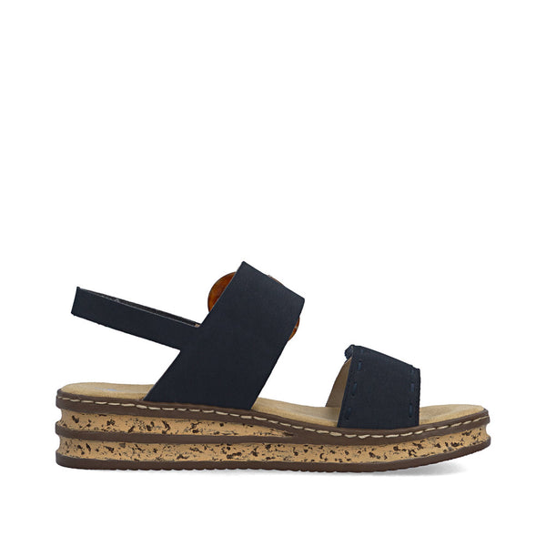Rieker 62950-14 (Navy) - Women's