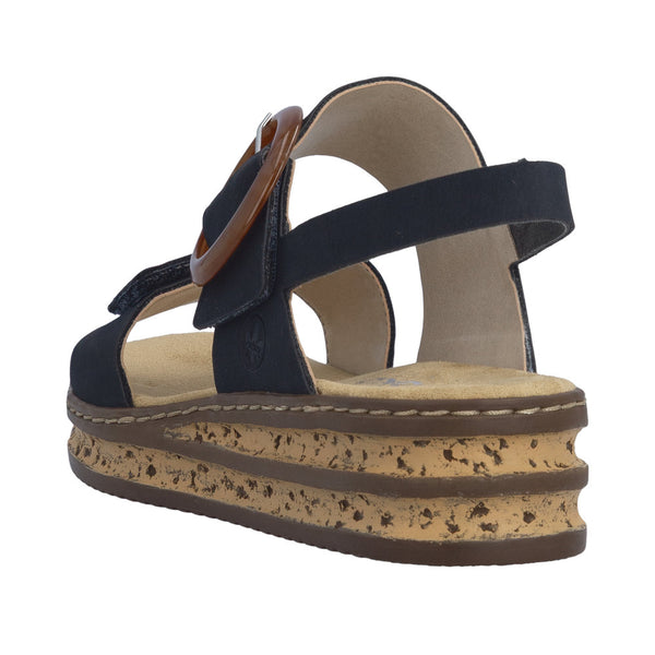Rieker 62950-14 (Navy) - Women's