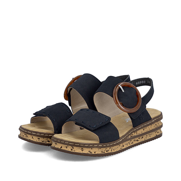 Rieker 62950-14 (Navy) - Women's
