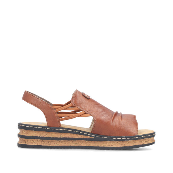 Rieker 62962-22 (Brown) - Women's