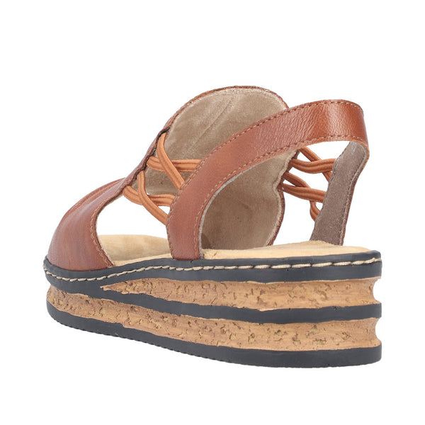 Rieker 62962-22 (Brown) - Women's